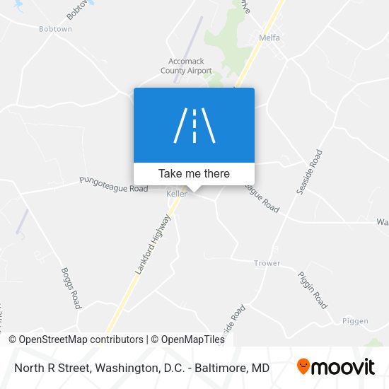 Mapa de North R Street
