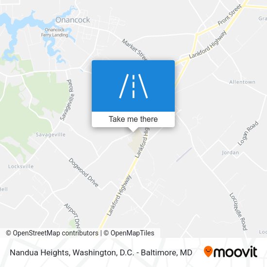 Nandua Heights map