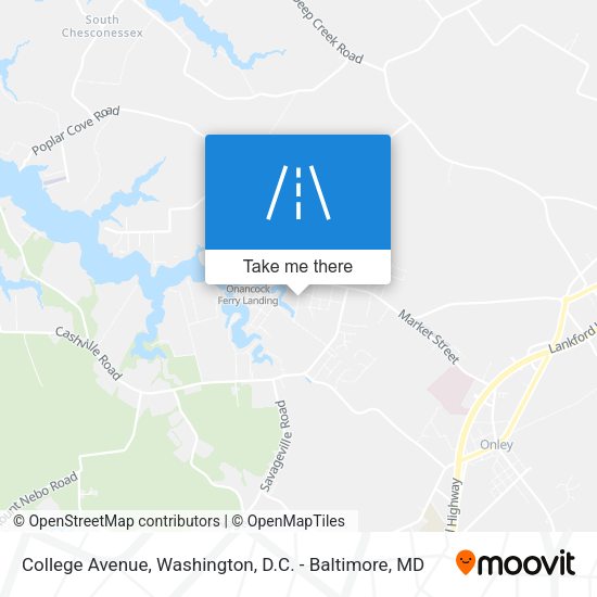 Mapa de College Avenue
