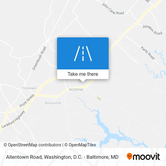 Allentown Road map