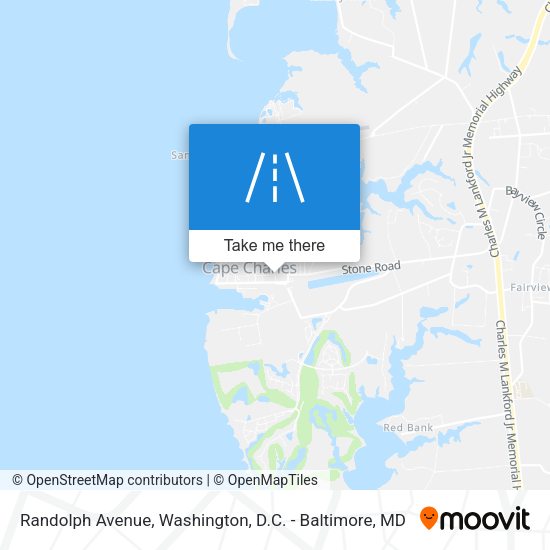 Randolph Avenue map