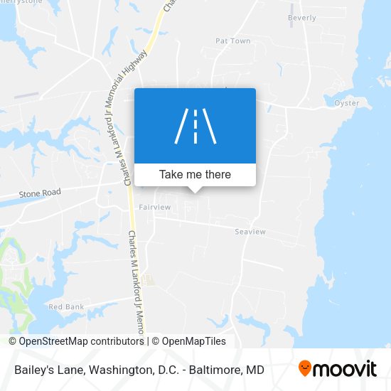 Bailey's Lane map