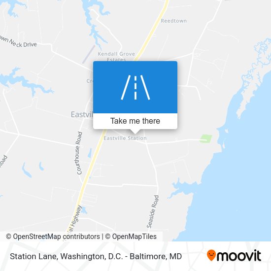 Station Lane map