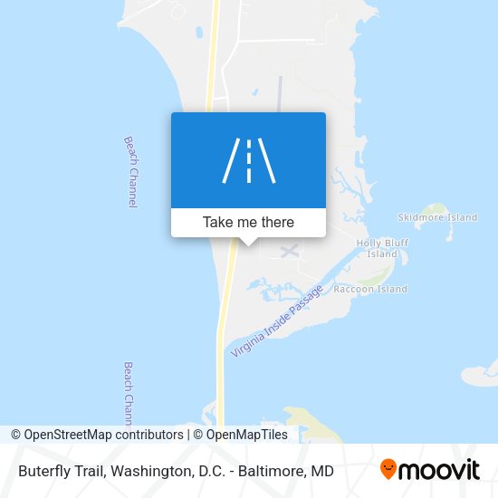 Buterfly Trail map