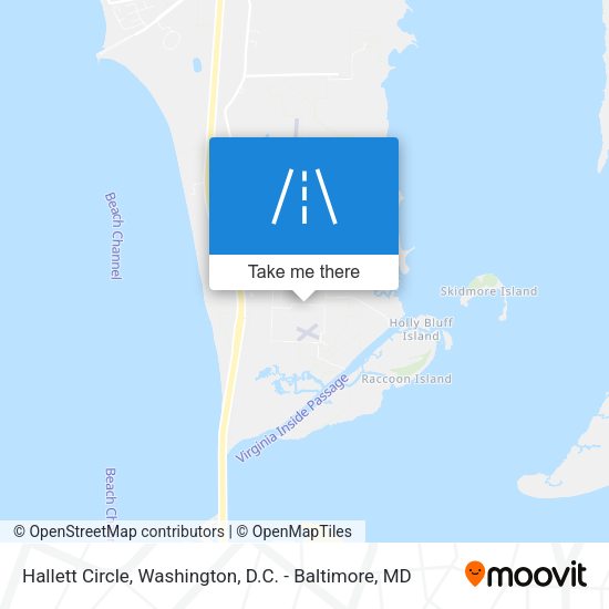 Hallett Circle map