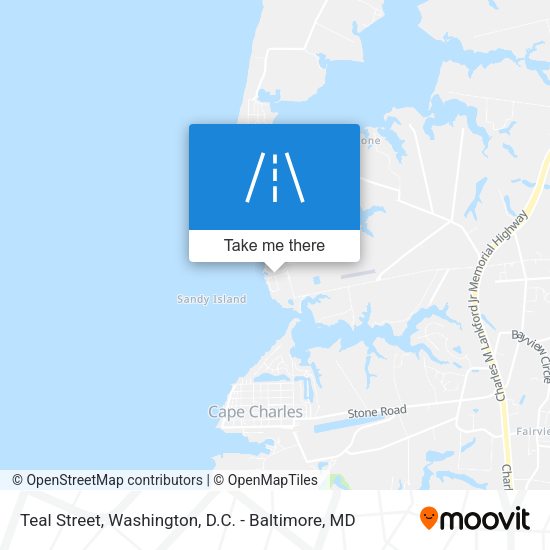 Teal Street map