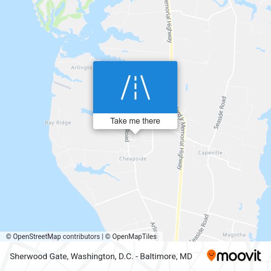 Sherwood Gate map