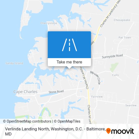 Verlinda Landing North map