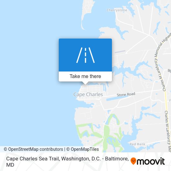 Cape Charles Sea Trail map