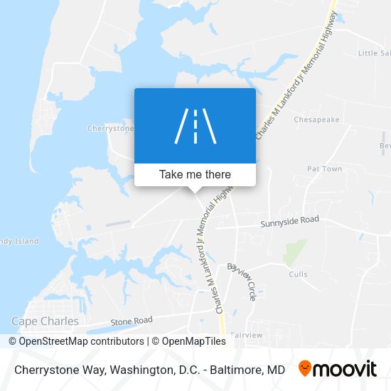 Cherrystone Way map
