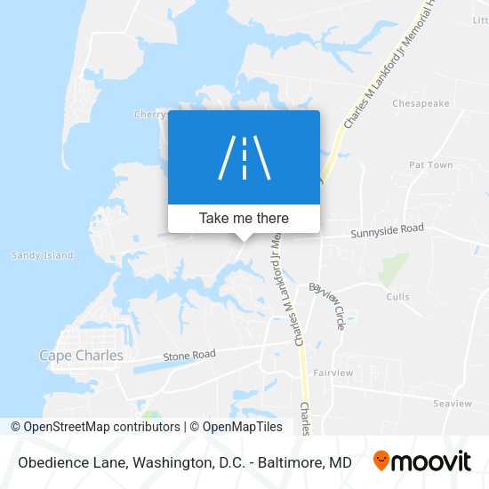 Obedience Lane map