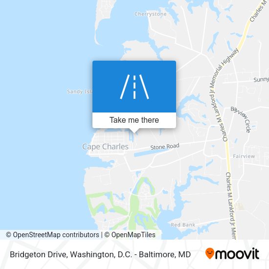 Bridgeton Drive map