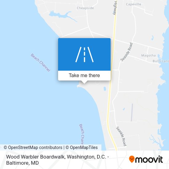 Wood Warbler Boardwalk map