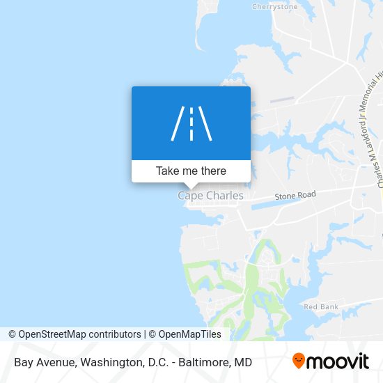 Bay Avenue map