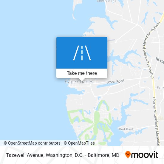 Tazewell Avenue map