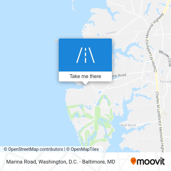 Marina Road map