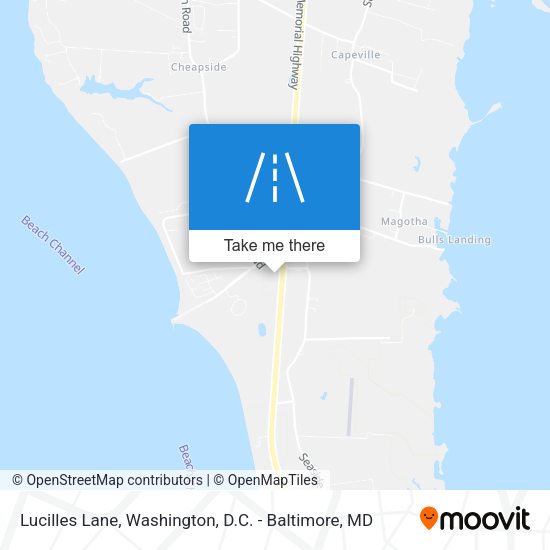 Lucilles Lane map