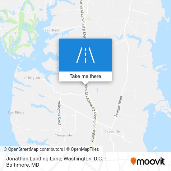 Jonathan Landing Lane map