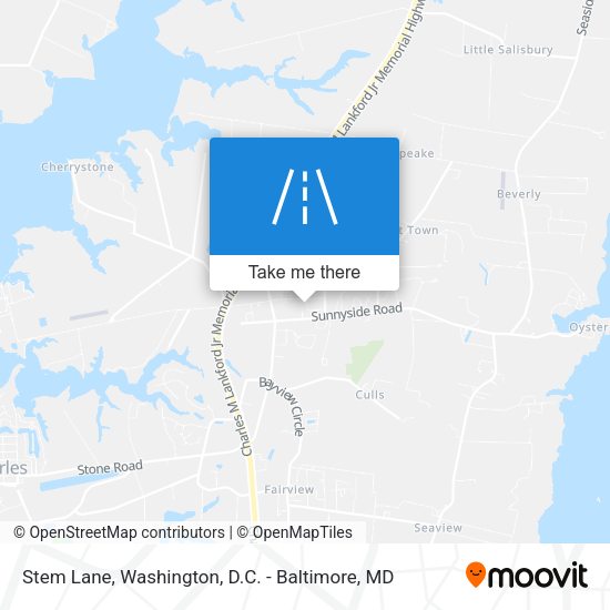 Mapa de Stem Lane
