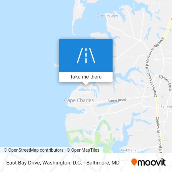 East Bay Drive map