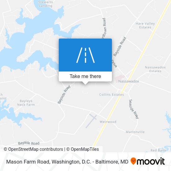 Mapa de Mason Farm Road