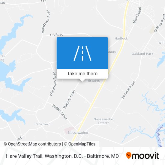 Hare Valley Trail map