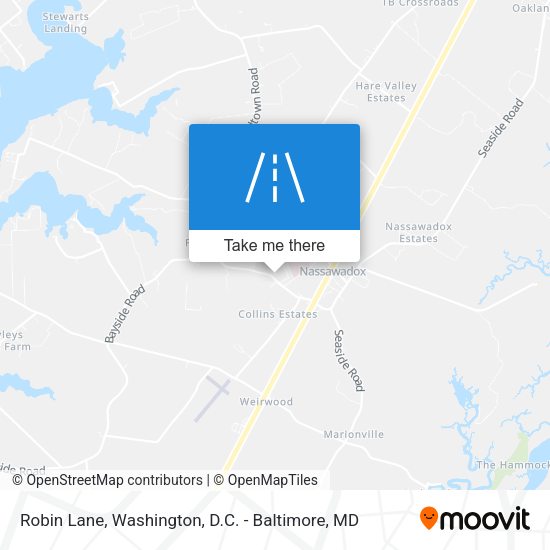 Robin Lane map