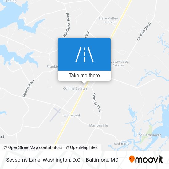 Sessoms Lane map