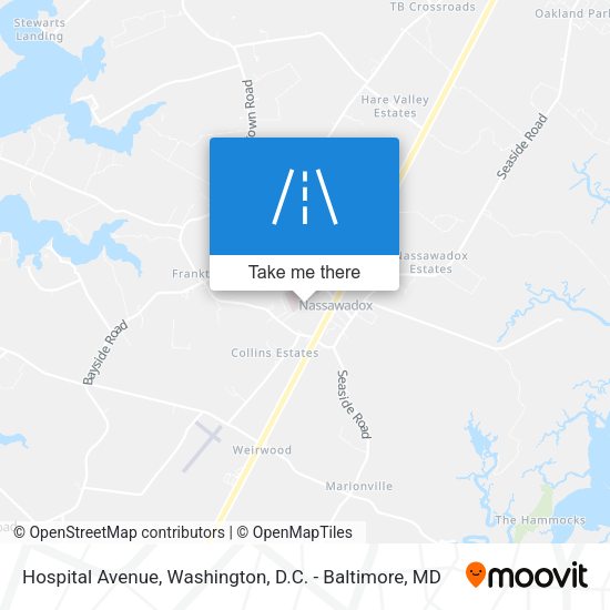 Hospital Avenue map