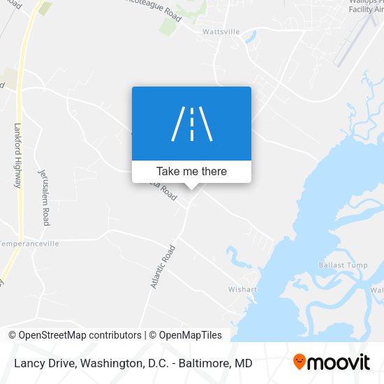 Lancy Drive map