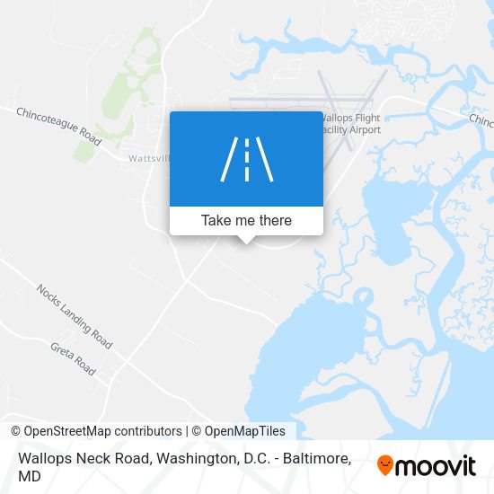 Mapa de Wallops Neck Road