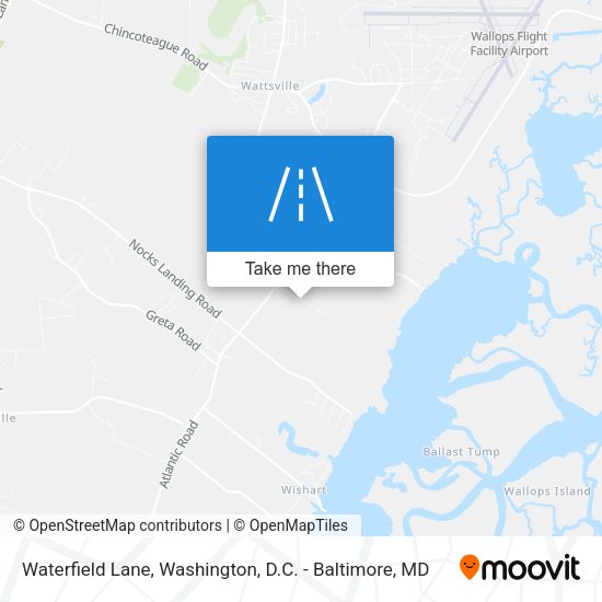 Waterfield Lane map
