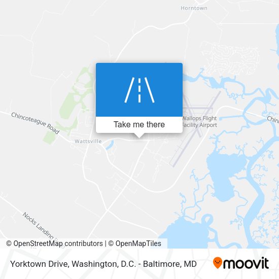 Yorktown Drive map