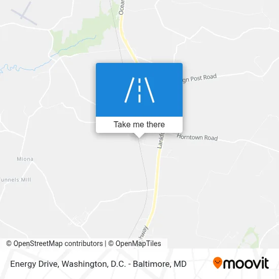 Energy Drive map