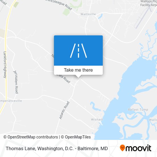 Mapa de Thomas Lane