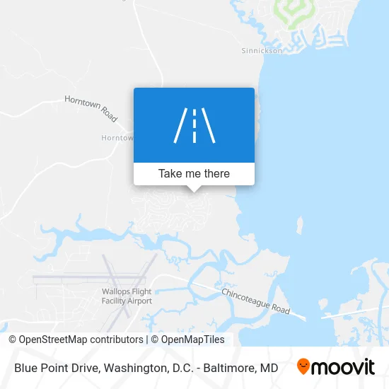 Blue Point Drive map