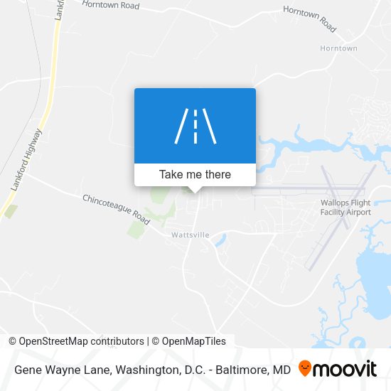 Gene Wayne Lane map