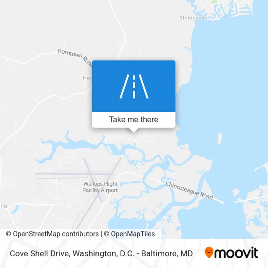 Cove Shell Drive map