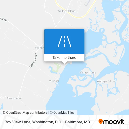Bay View Lane map