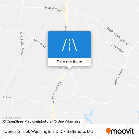 Mapa de Jones Street