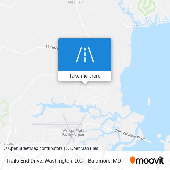 Trails End Drive map