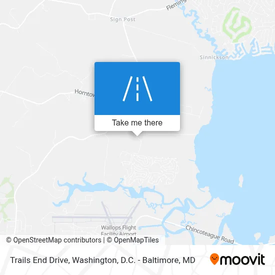 Trails End Drive map