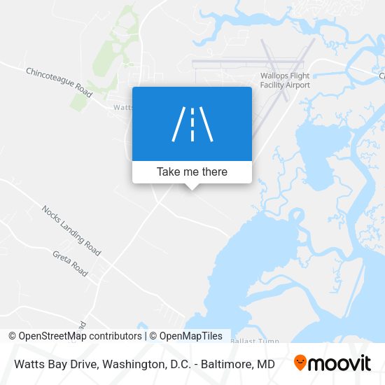 Watts Bay Drive map