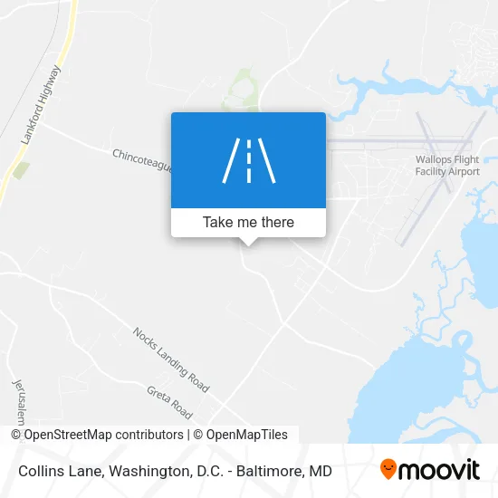 Mapa de Collins Lane