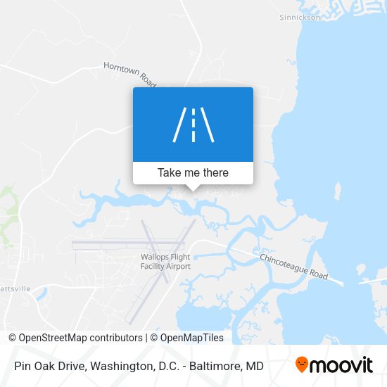 Pin Oak Drive map