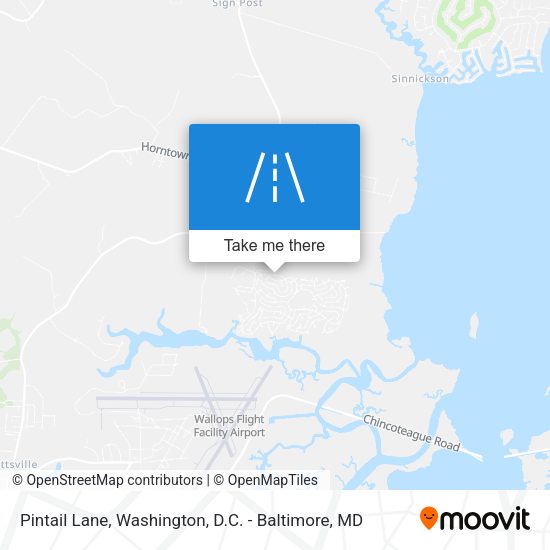 Pintail Lane map