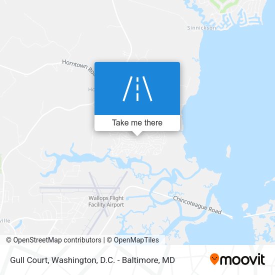 Gull Court map