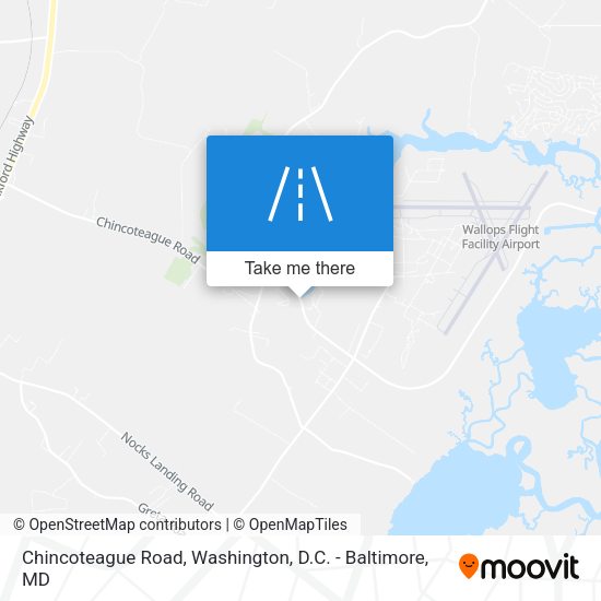 Chincoteague Road map