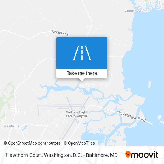 Mapa de Hawthorn Court