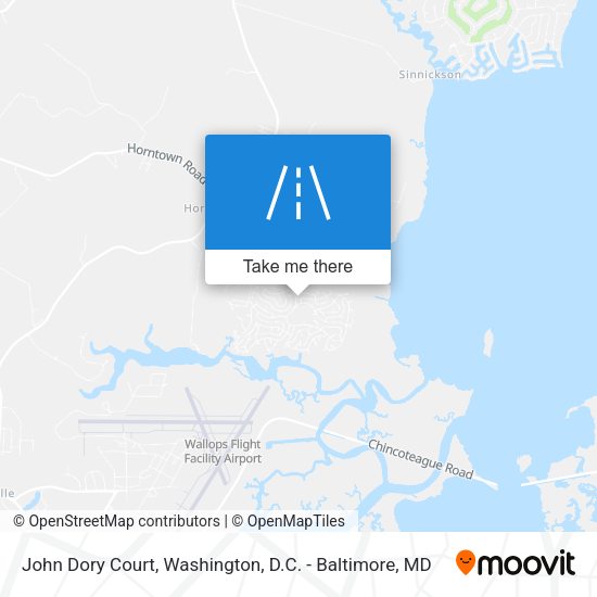 Mapa de John Dory Court